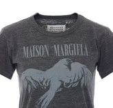 LOGO T-SHIRT WITH BIRD PRINT