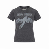 LOGO T-SHIRT WITH BIRD PRINT