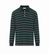 MULTISTRIPED LONG SLEEVES T-SHIRT WITH LOGO