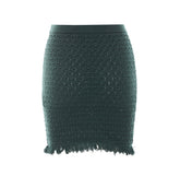 KNITTED MINI SKIRT