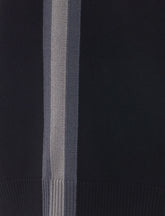 WOOL SWEATER WITH TONAL WEB TAPE