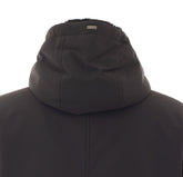 LIGHT FAUX FUR AND MATT TWILL PARKA
