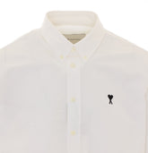 CONTRASTED AMI DE COEUR LOGO SHIRT