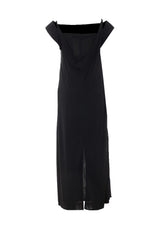 LONG DRESS WITH INTRECCIATO DETAIL