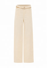 VELVET FLARE PANTS