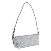 RHINESTONES POUCH WITH CHARM LOGO