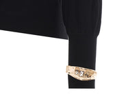 TURTLENECK SWEATER WITH BRACELET