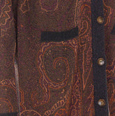 CARDIGAN CON STAMPA PAISLEY