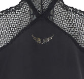 TANK TOP CHRISTY STRASS IN SETA