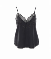 TANK TOP CHRISTY STRASS IN SETA