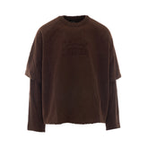 RAGLAN STACKED LAYERED LONG SLEEVES T-SHIRT