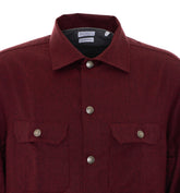 VIRGIN WOOL FLANNEL OVERSHIRT