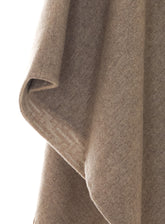 PONCHO REVERSIBILE FF IN LANA E CASHMERE
