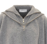 RIVE OVER CROPPED WOOL AND CASHMERE SHIRT