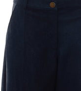 PANTALONE STRAIGHT EFFETTO PELLE NABUK BAROLO