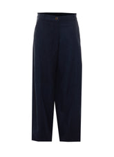 PANTALONE STRAIGHT EFFETTO PELLE NABUK BAROLO