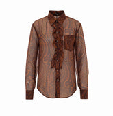 CAMICIA IN SETA CON STAMPA PAISLEY