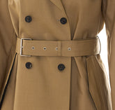 CAPPOTTO TRENCH IN TESSUTO MACKINTOSH E MOTIVO FF ZUCCA