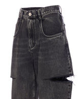 JEANS IN DENIM CUT-OUT