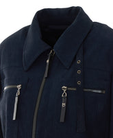 GIUBBINO CROPPED EFFETTO PELLE NABUK
