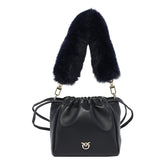 DOUBLE STRAP BUCKET BAG