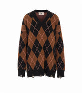 MAGLIA CON SCOLLO A V REBBY