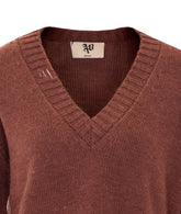MAGLIA CON SCOLLO A V TINA