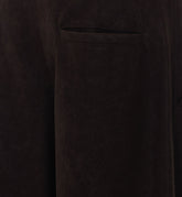 BAROLO STRAIGHT NABUK LEATHER PANTS