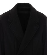 CAPPOTTO CORTO DOPPIOPETTO IN ALPACA DI LANA INFELTRITA