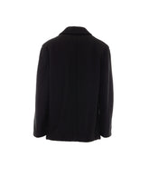 CAPPOTTO CORTO DOPPIOPETTO IN ALPACA DI LANA INFELTRITA