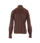 STRETCH SILK SATIN SHIRT
