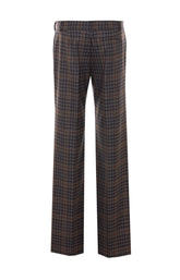 PANTALONE STRAIGHT CON MOTIVO CHECK
