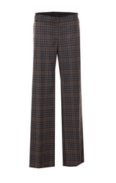 PANTALONE STRAIGHT CON MOTIVO CHECK