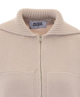 HALF ZIP KNITTED CARDIGAN