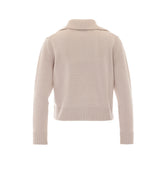 HALF ZIP KNITTED CARDIGAN