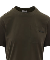 JERSEY T-SHIRT WITH SHINY TAB