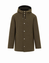 CAPPOTTO IN MISTO COTONE CON CAPPUCCIO