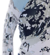 TOP A MANICHE LUNGHE LANDSCAPE IN JACQUARD