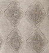MAGLIA JACQUARD A ROMBI CON PAILLETTES