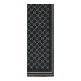 GG JACQUARD WOOL SCARF