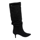 SUEDE PUMP BOOTS
