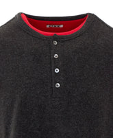 HAIRY HENLEY SWEATER