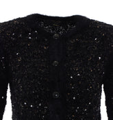 KNITTED JACKET WITH EMBROIDERY