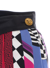 TEATRO PRINT PLEATED SKIRT