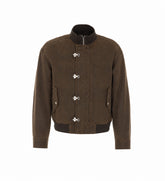 SOFT FEEL DECK HOOK WASHED BOMBER JACKET