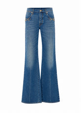 BOOTCUT TROUSERS WITH CLAMP