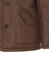 GIACCA LINKING BINDING FAUX SHEARLING