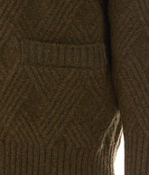 CARDIGAN IN LANA A TRECCE