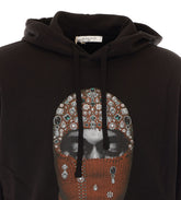 MASK JEWERLY PRINT HOODIE