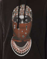MASK JEWERLY PRINT HOODIE